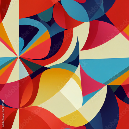 Minimalistic carnival festive flat wallpaper abstract vintage.Generative AI