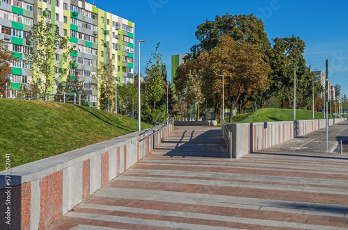 Entrance to the sports and recreation area