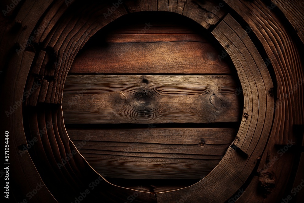 Fototapeta premium Woodworks: The Artistry of Wooden Textures. Generative AI