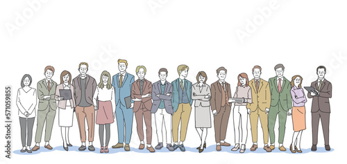 人物おしゃれイラスト素材	