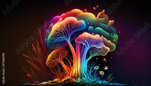 Rainbow-colored texture - HD Wallpaper
