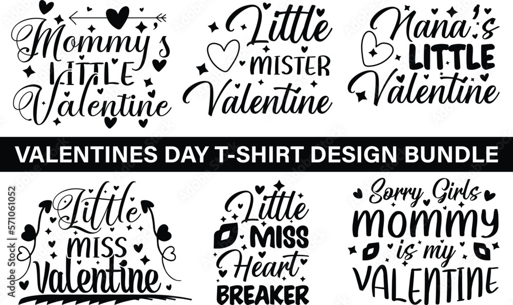 Fototapeta premium Valentines Day Special SVG Bundle