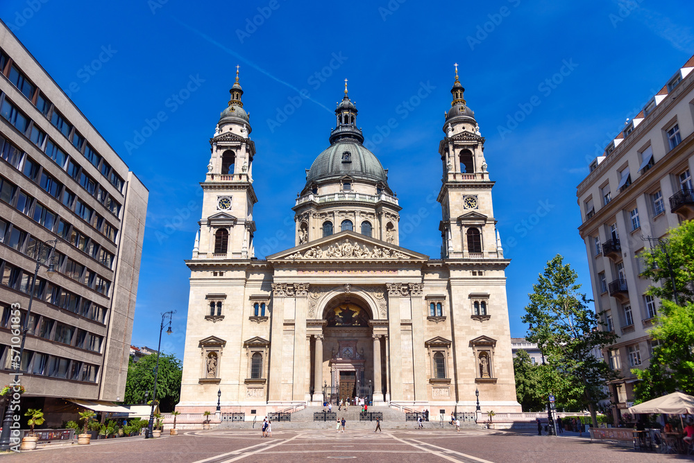 St. Stephen's Basilica is a Roman Catholic basilica in Budapest, Hungary. It is named in honour of Stephen, the first King of Hungary