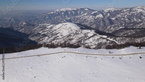 Wallpaper Mural Old Mountain Balkan Stara Planina Babin Zub tourist resort in winter day covered with snow Torontodigital.ca