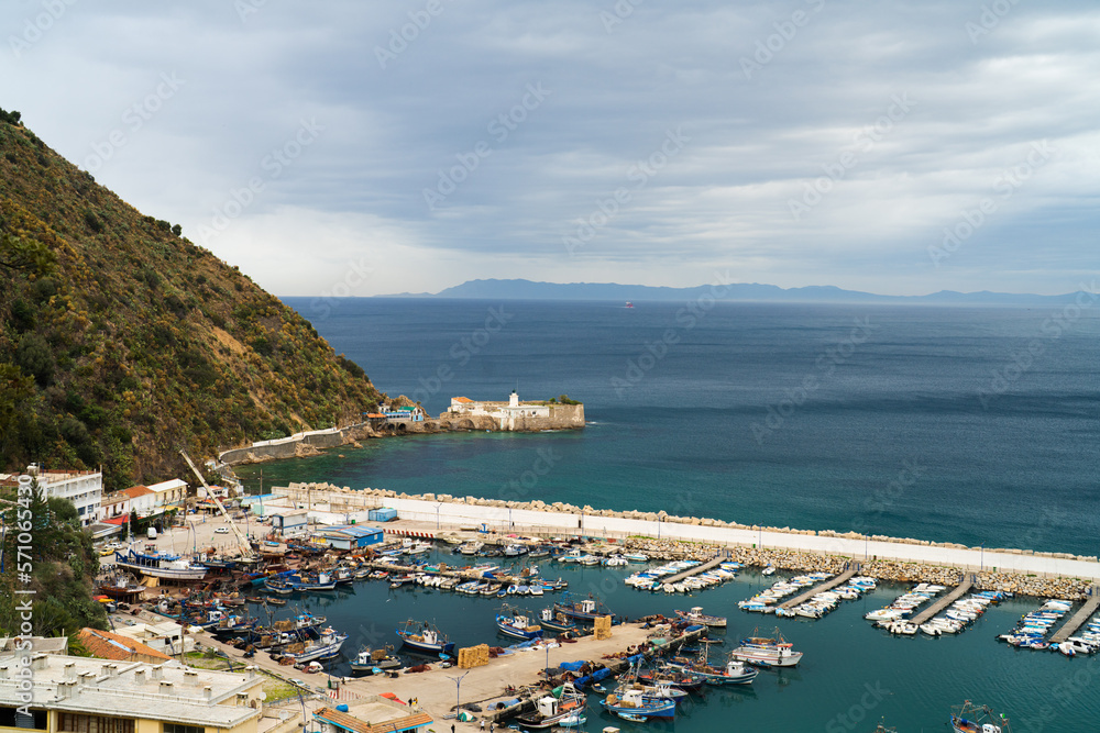 Views of the port of Skikda - northern Algeria