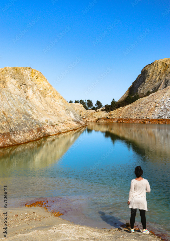Woman in the lake, Neme forest
