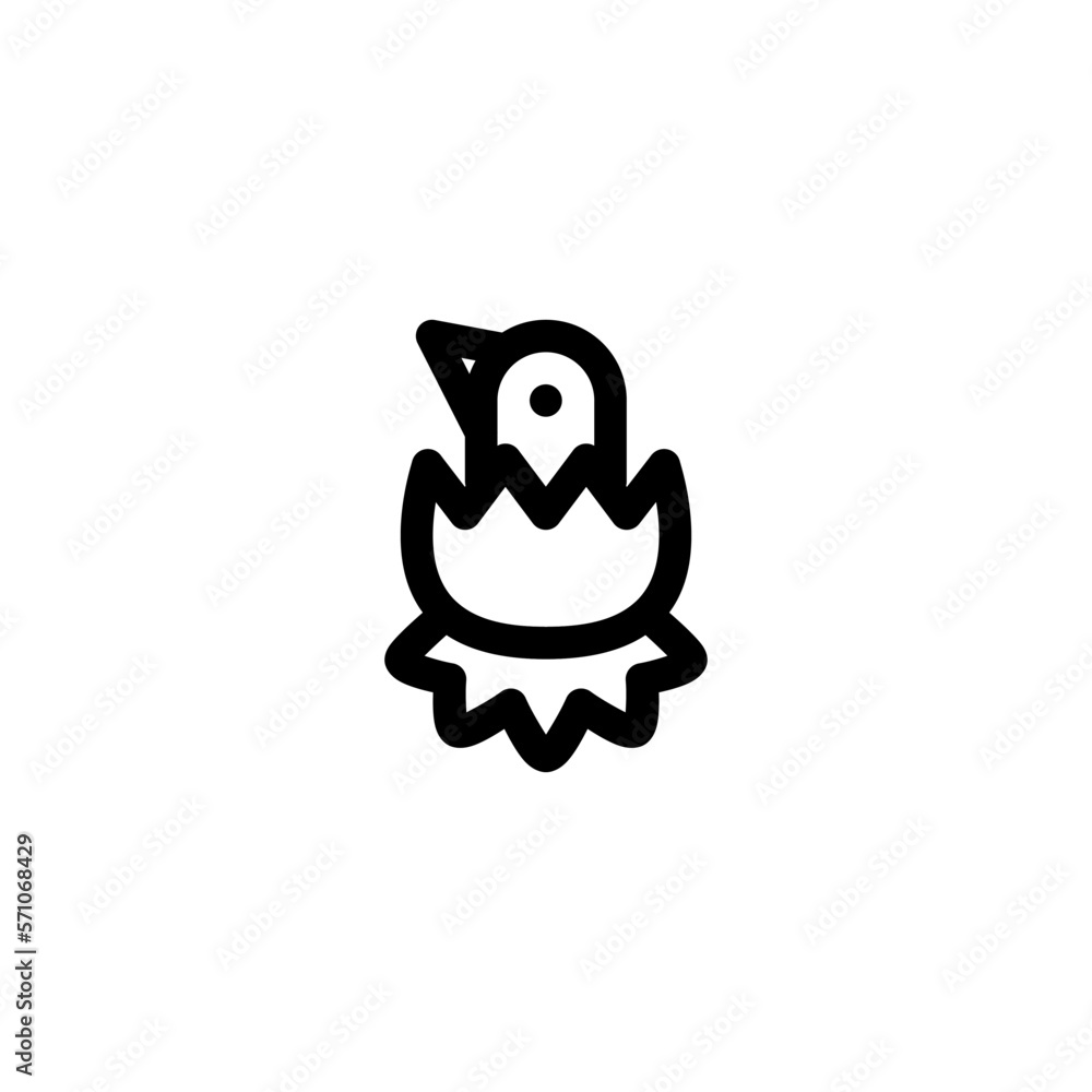 Chicks hatch eggs Icon, Logo, and illustration Vector Outline Icon, Logo, and illustration Vector Chicks hatch eggs Icon, Logo, and illustration Vector Outline Icon, Logo, and illustration Vector