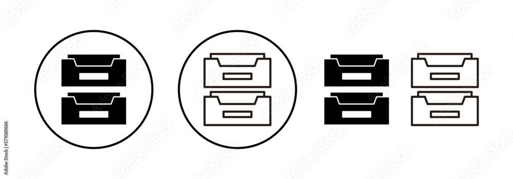 Archive folders icon vector for web and mobile app. Document vector icon. Archive storage icon. Archive folders icon vector for web and mobile app. Document vector icon. Archive storage icon.