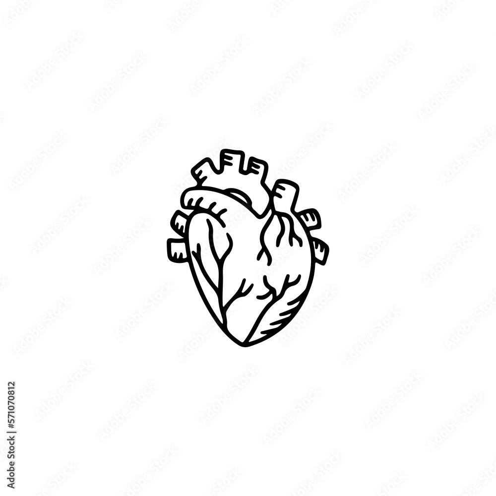 vector illustration of heart shape concept vector illustration of heart shape concept