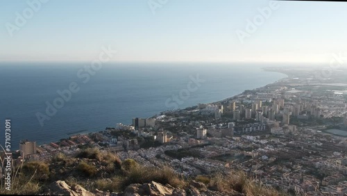 Vista area de la ciudad de Aguadulce Almera España photo