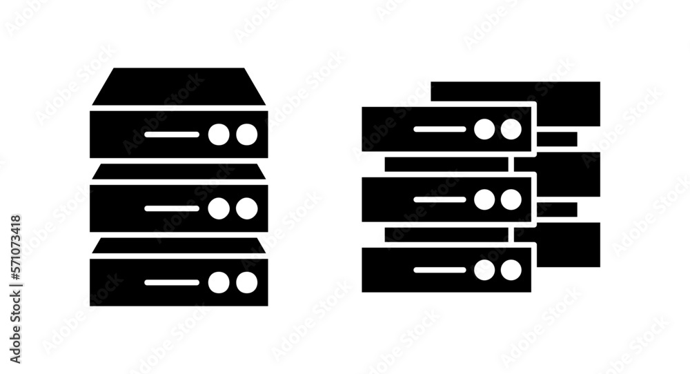 Database icon vector illustration. database sign and symbol Database icon vector illustration. database sign and symbol