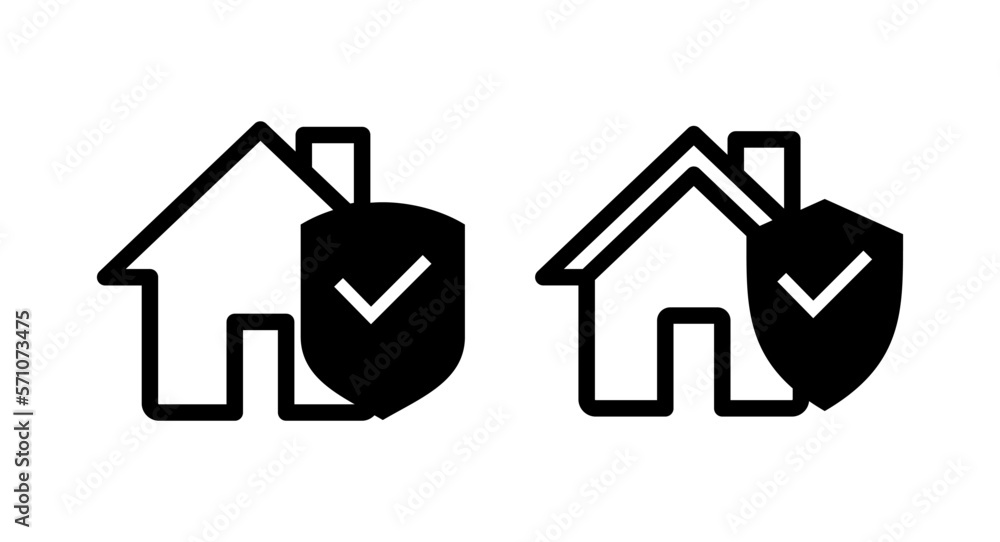 home insurance icon vector illustration. home protection sign and symbol home insurance icon vector illustration. home protection sign and symbol