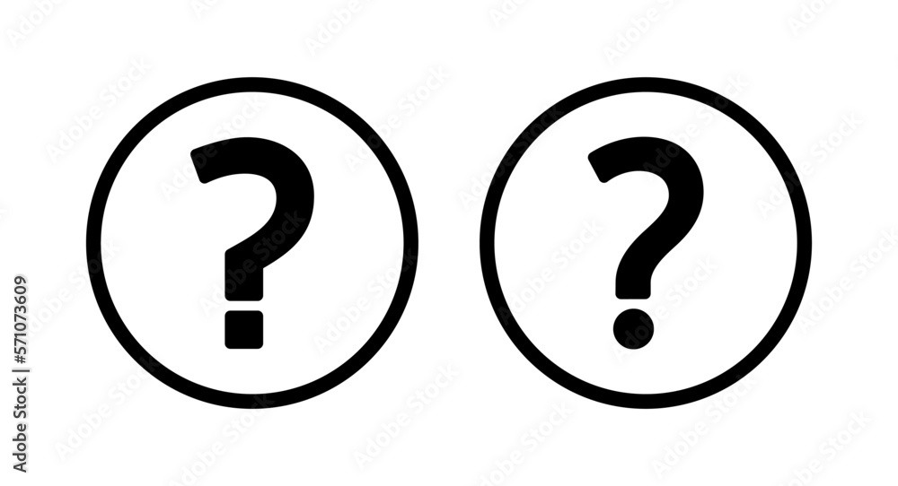 Question icon vector illustration. question mark sign and symbol Question icon vector illustration. question mark sign and symbol