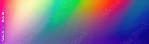 White abstract gradient with rainbow colors and sun flare creates minimal and light background with shadow effect.