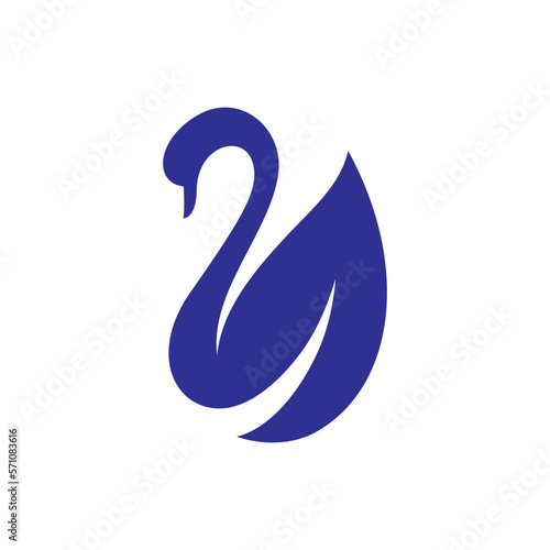 Swan logo images illustration