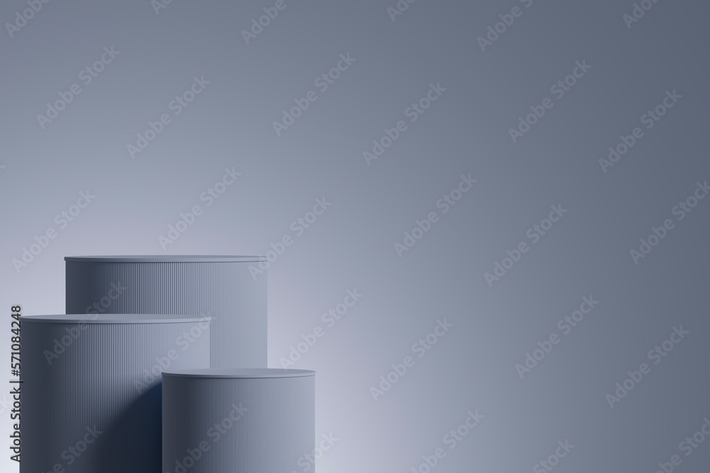 Polygonal object on solid background Polygonal object on solid background