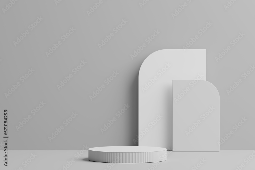 Polygonal object on solid background Polygonal object on solid background