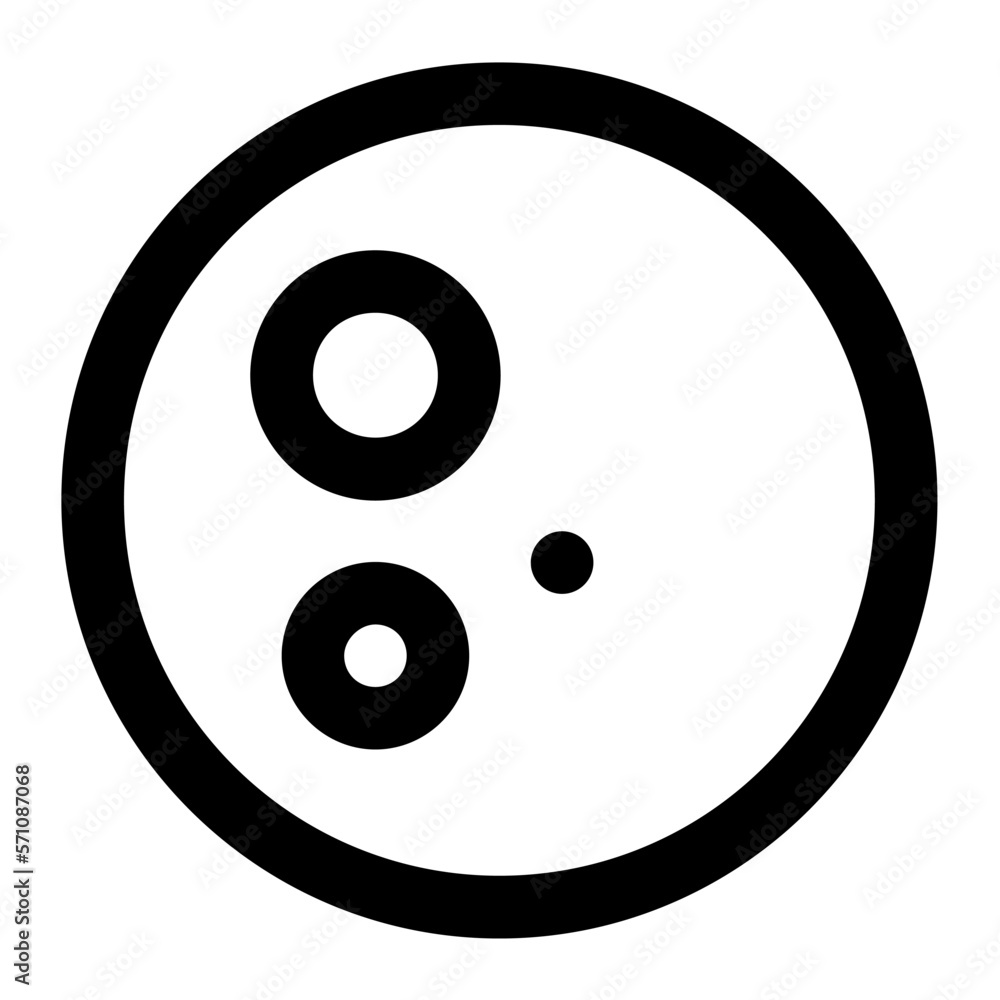 Full moon phase in outline icon. Moon, planet, surface, space Full moon phase in outline icon. Moon, planet, surface, space