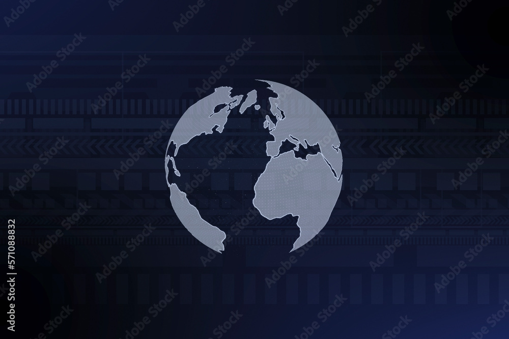digital hologram of planet earth, datum connection interface digital hologram of planet earth, datum connection interface