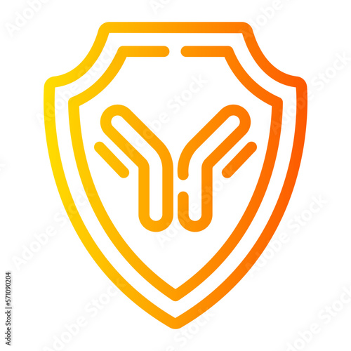 antibody gradient icon