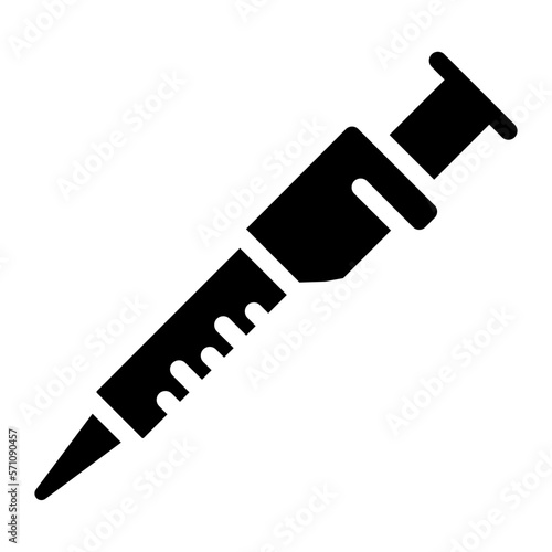 pipette glyph icon