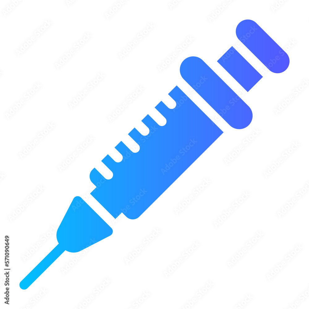 syringe gradient icon