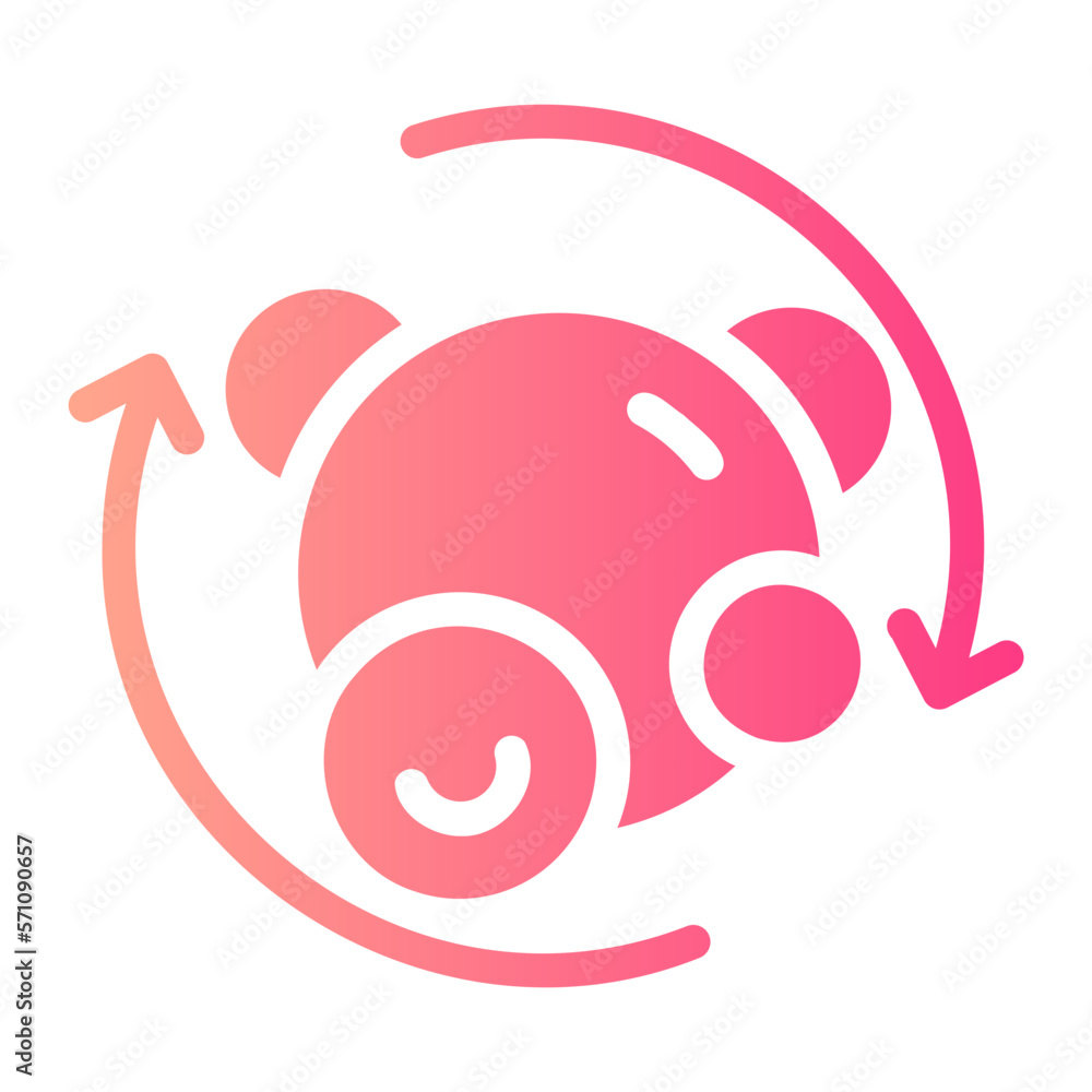 metabolism gradient icon