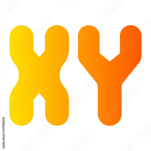 chromosome gradient icon