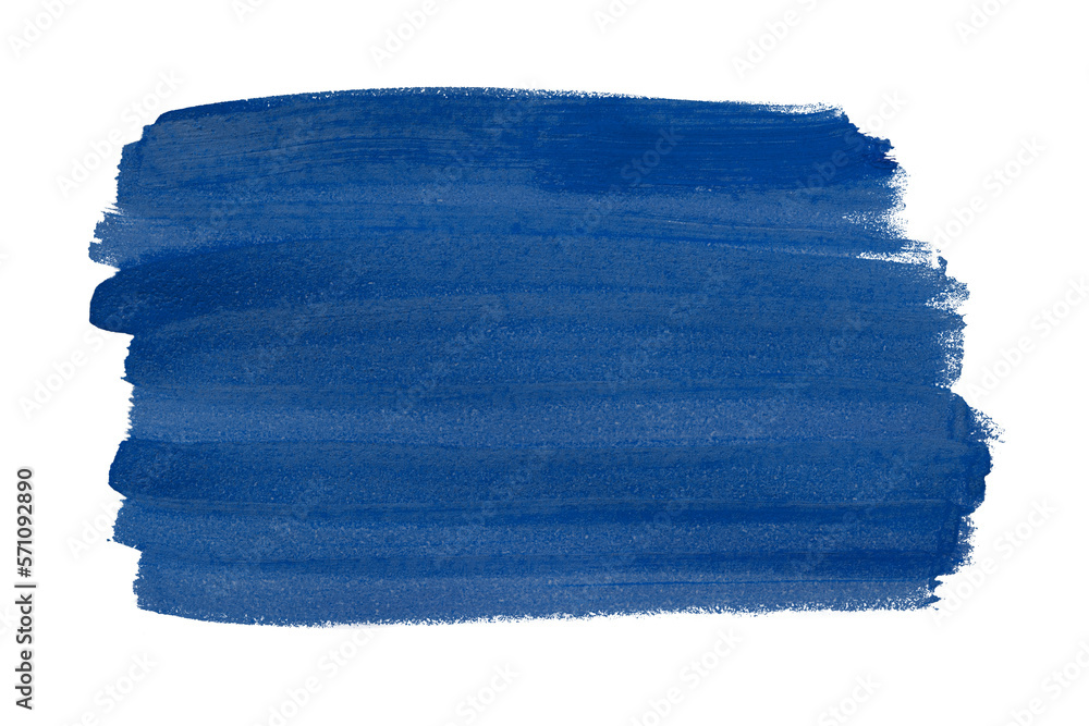Fototapeta premium shiny blue brush isolated on transparent background blue watercolor png