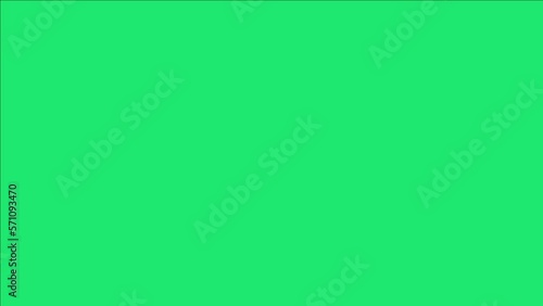 Paper page turning animation with green screen for video transition