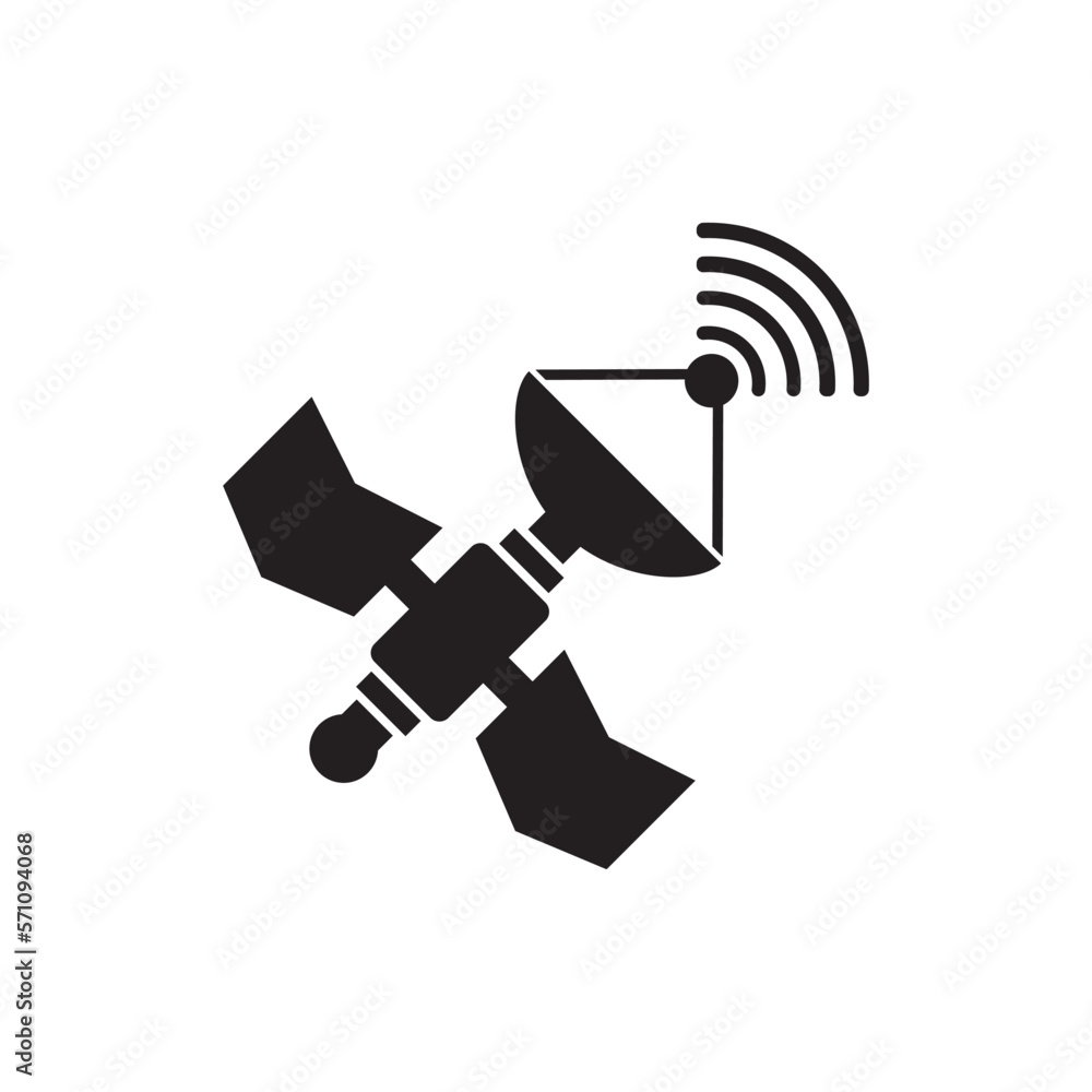 Satellite signal icon symbol,vector illustration design template Satellite signal icon symbol,vector illustration design template