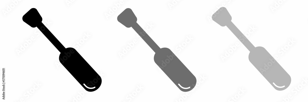 Screwdriver. Illustration of a screwdriver on a white background. Stock vector illustration. Screwdriver. Illustration of a screwdriver on a white background. Stock vector illustration.