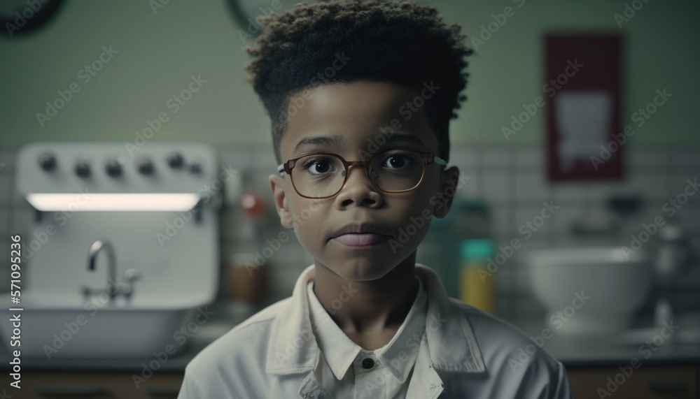 Empowering Children in the Workplace: Celebrating Diversity, Equity, and Inclusion (DEI) in the Industry with African American boy as a Dentist (black) (generative AI) Empowering Children in the Workplace: Celebrating Diversity, Equity, and Inclusion (DEI) in the Industry with African American boy as a Dentist (black) (generative AI)