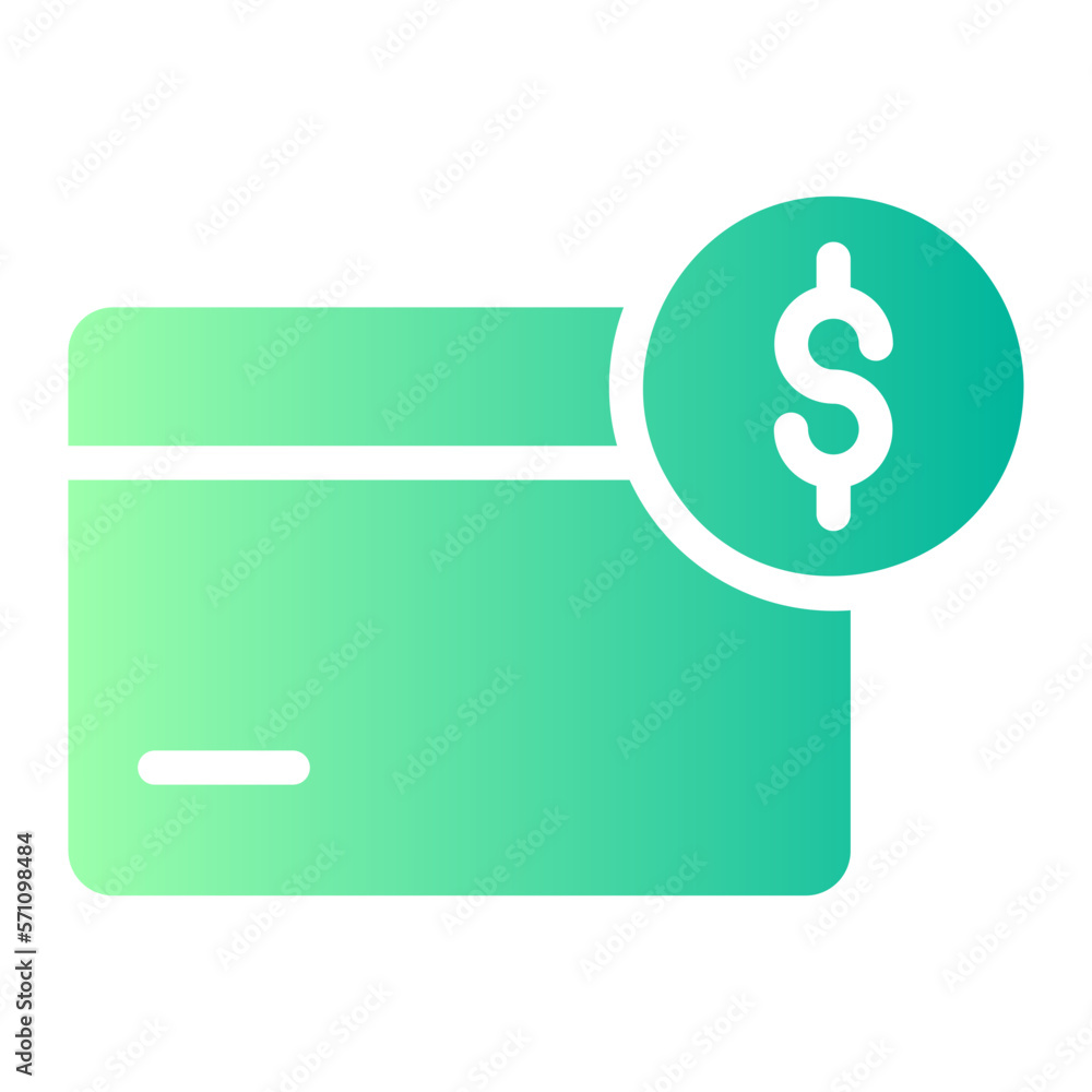 atm card gradient icon atm card gradient icon