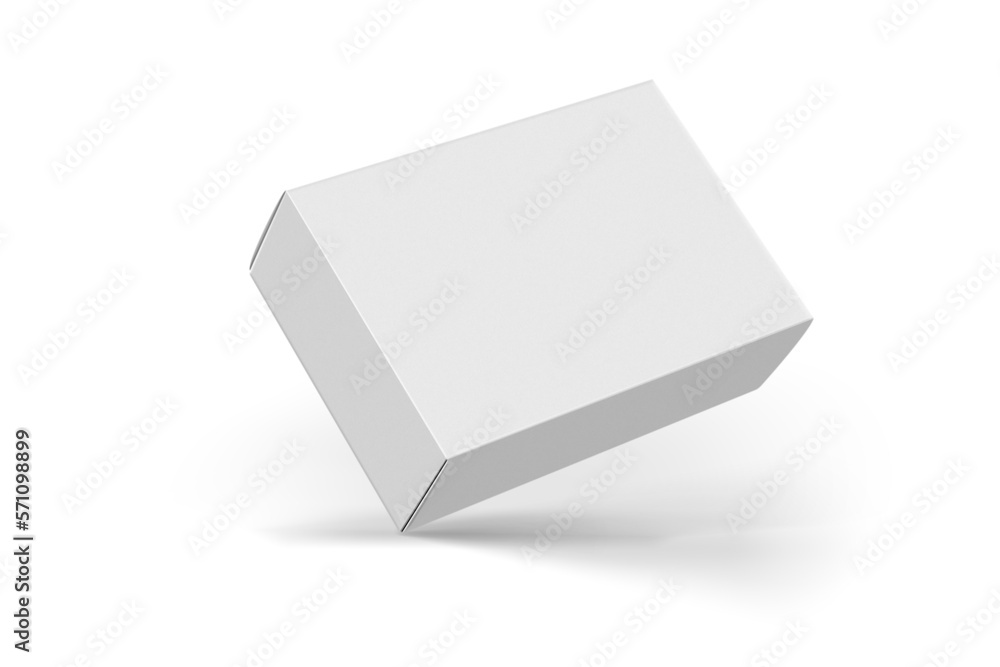 3d render illustration of packaging mock-up design for blank kraft pillow box, of white paper cardboard. Empty mockup on white background. Rectangle carton package mock up template. Ready for design. 3d render illustration of packaging mock-up design for blank kraft pillow box, of white paper cardboard. Empty mockup on white background. Rectangle carton package mock up template. Ready for design.