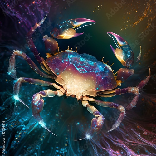 Crab with Generative AI © vuang