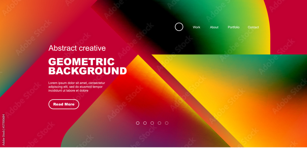 Liquid shapes with flowing gradient colors. Geometric circle round triangles. Vector illustration for wallpaper, banner, background, leaflet, catalog, cover, flyer Liquid shapes with flowing gradient colors. Geometric circle round triangles. Vector illustration for wallpaper, banner, background, leaflet, catalog, cover, flyer