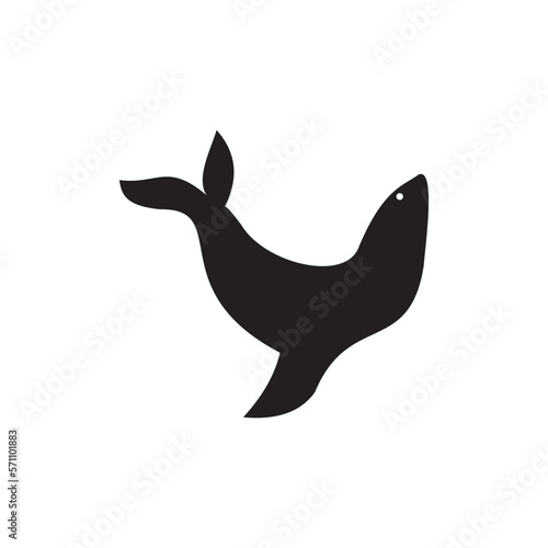 sea lion icon logo  vector