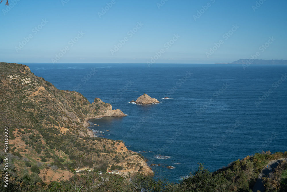 View of the coast of Skikda, North Algeria