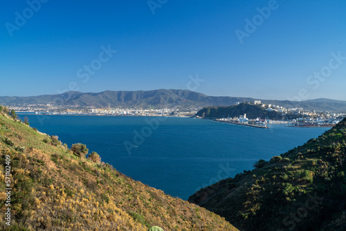 View of the coast of Skikda  North Algeria