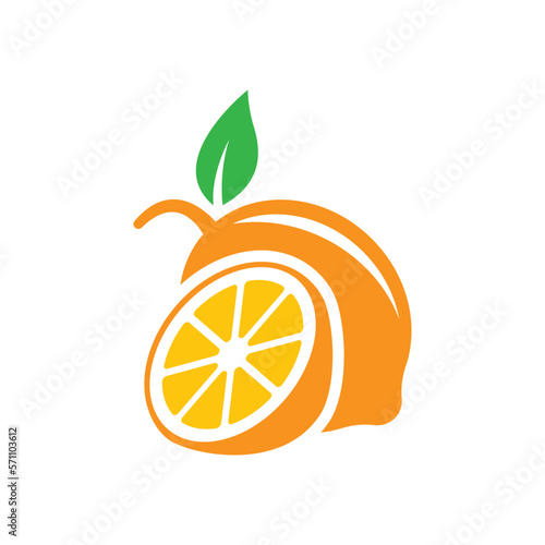 Lemon logo images illustration