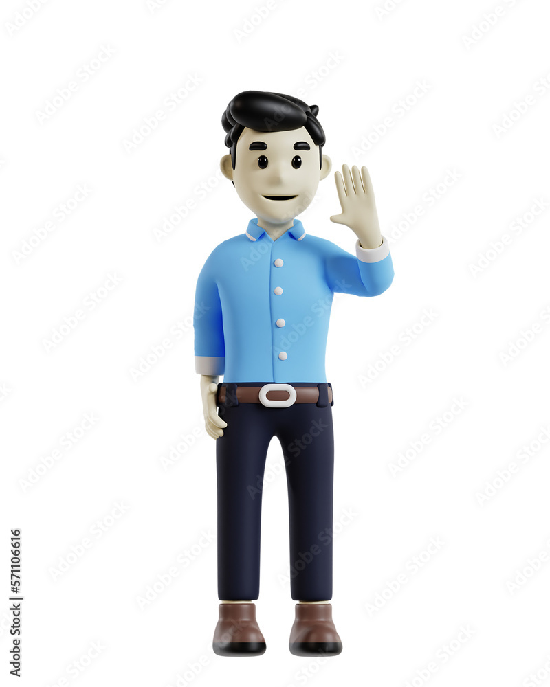 Male Employee 3D Icon