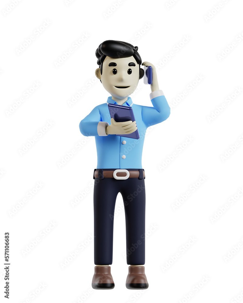 Male Employee 3D Icon