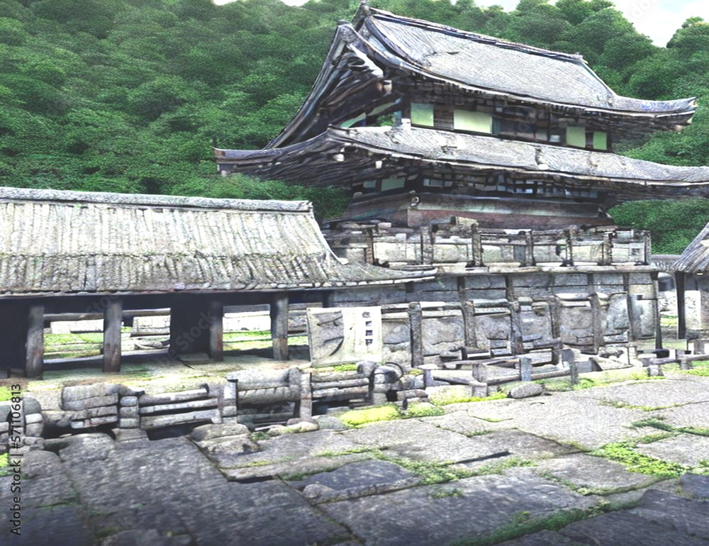 Naklejka premium 日本文明遺跡