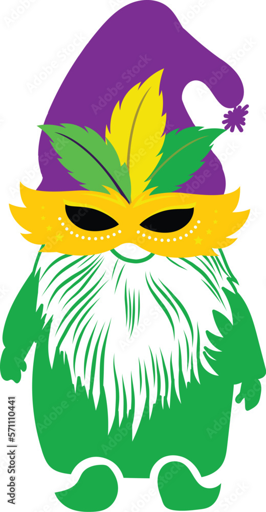 Mardi Gras Gnome SVG Bundle