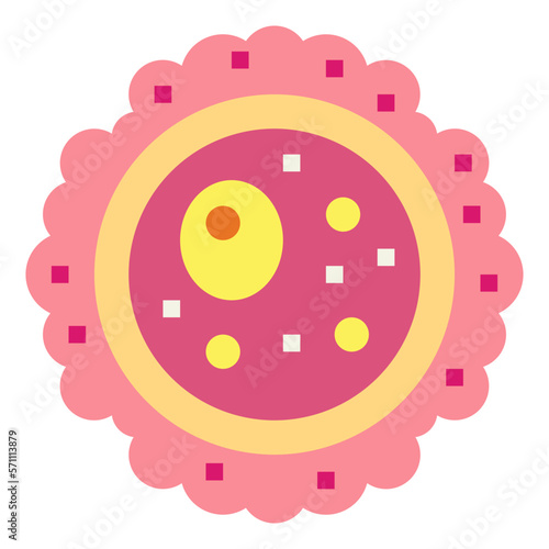 ovum flat icon style