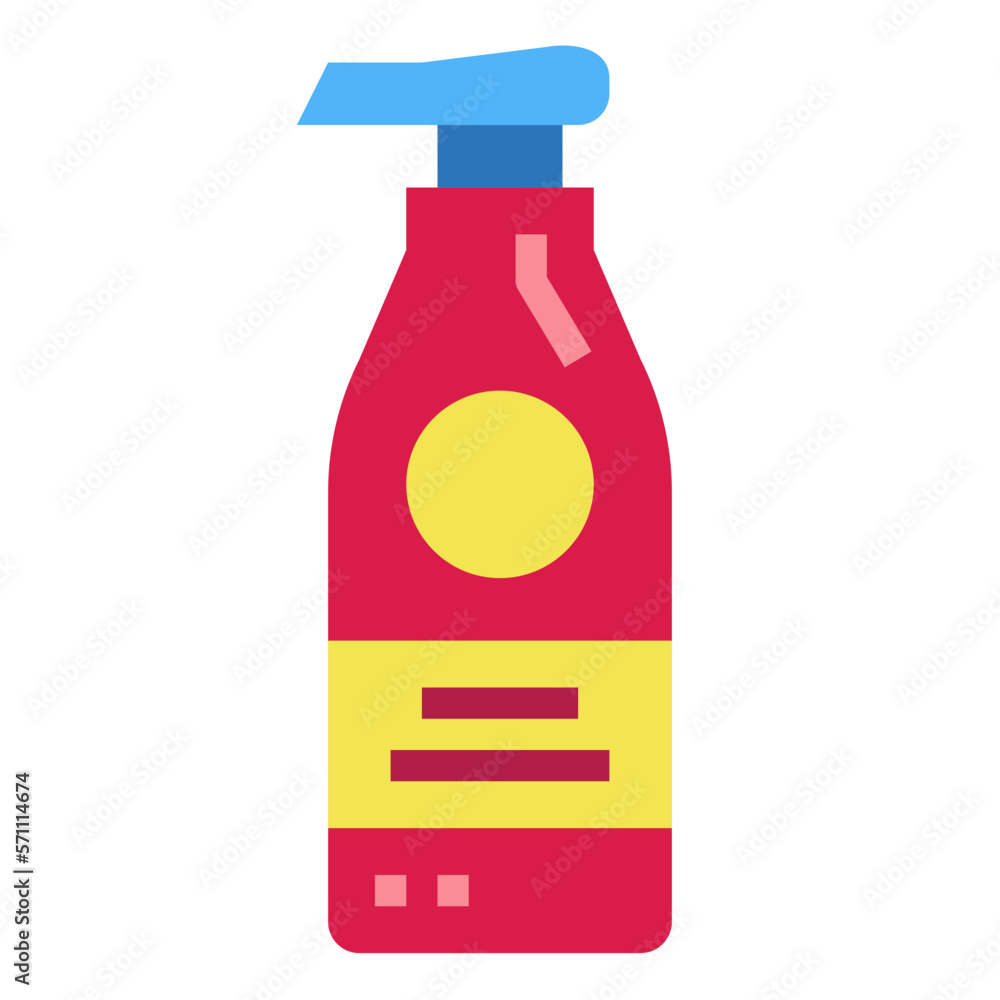 lotion flat icon style lotion flat icon style