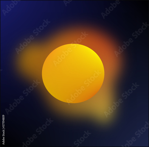 sun in space illustration