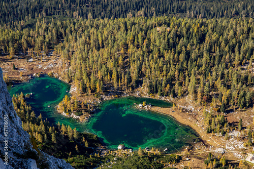 Seven Triglav lakes valley in Julian alps, Slovenia