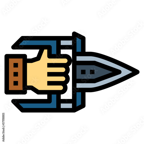 katar filled outline icon style